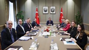 دیدار معاون رئیس جمهور ترکیه با کمیسر اتحادیه اروپا