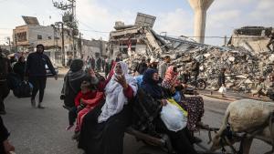 1,9 millones de personas han sido desplazadas debido a los ataques israelíes en Gaza
