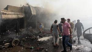 iraqta toy zalida yüz bergen bomba hujumida 16 kishi öldi
