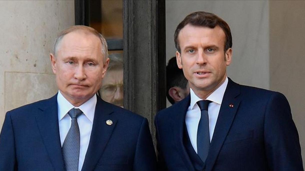 Rusiya və Fransa prezidentləri telefonla danışıblar