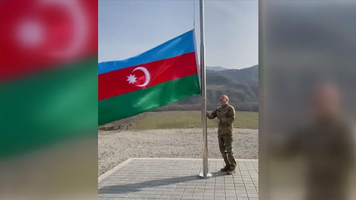 Presidente de Azerbaiyán visita las localidades devastadas por los armenios