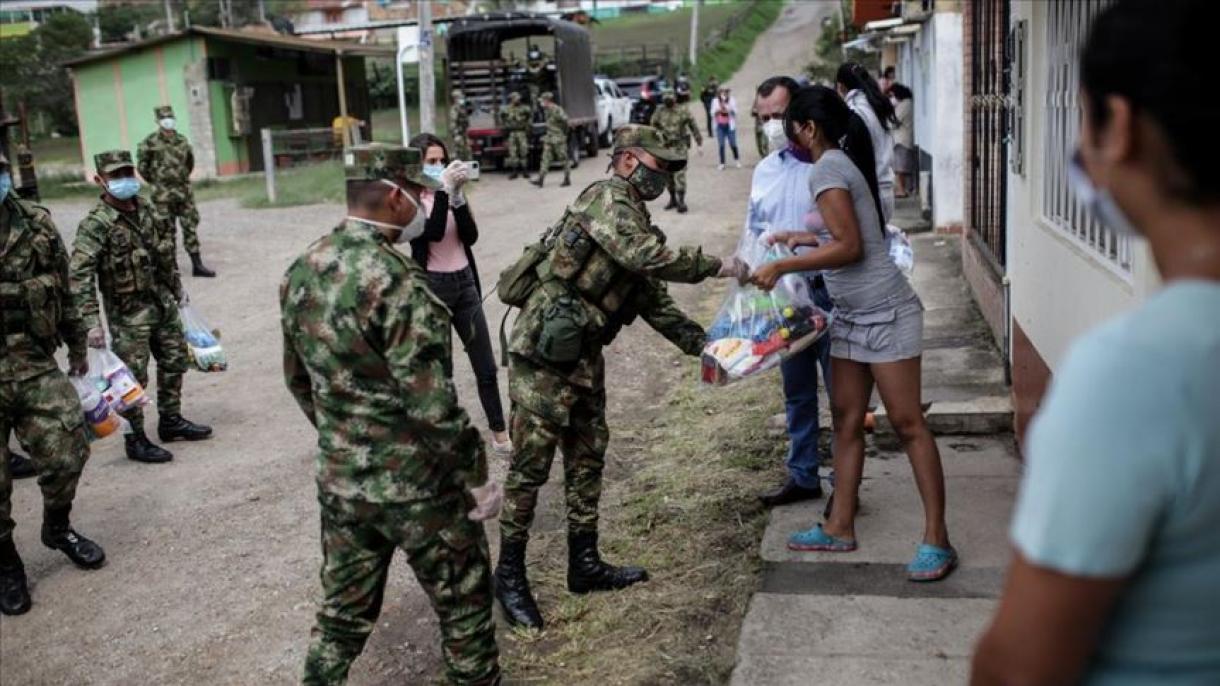 Turquia e Exército da Colômbia prestam assistência a 400 famílias em meio à crise da pandemia