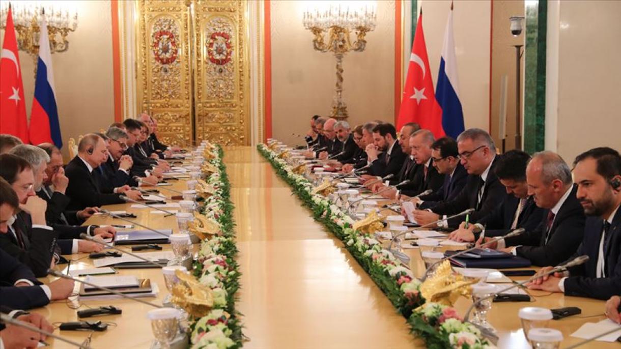 صدر ایردوان کے دورہ ماسکو اور صدر پوتین کے ساتھ مذاکرات کی روسی میڈیا  میں نمایاں کوریج