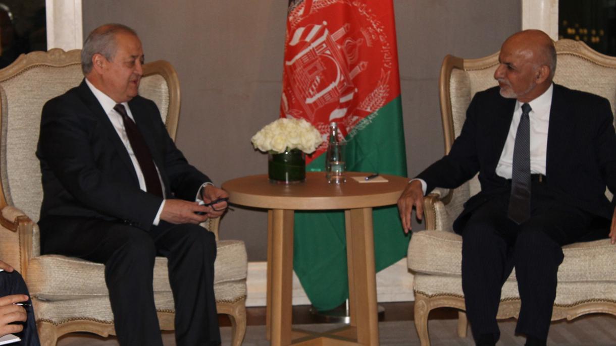 اوزبیکستان تشقی ایش لر وزیری عبدالعزیز کاملوف کابل ده جمهوررئیس محمد اشرف غنی بیلن اوچره شدی