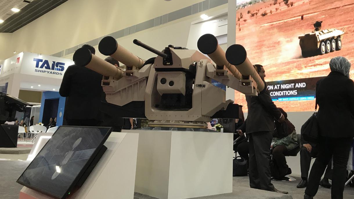 Exposição da indústria de defesa turca no XV LIMA 2019 na Malásia