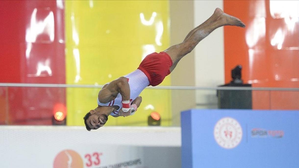 Түркия Көркөм гимнастика боюнча эркектердин Европа Чемпионатында күмүш медалга ээ болду