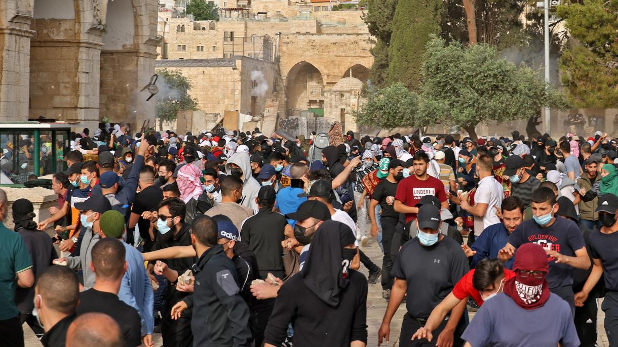 以色列警方攻击阿克萨清真寺致278人受伤