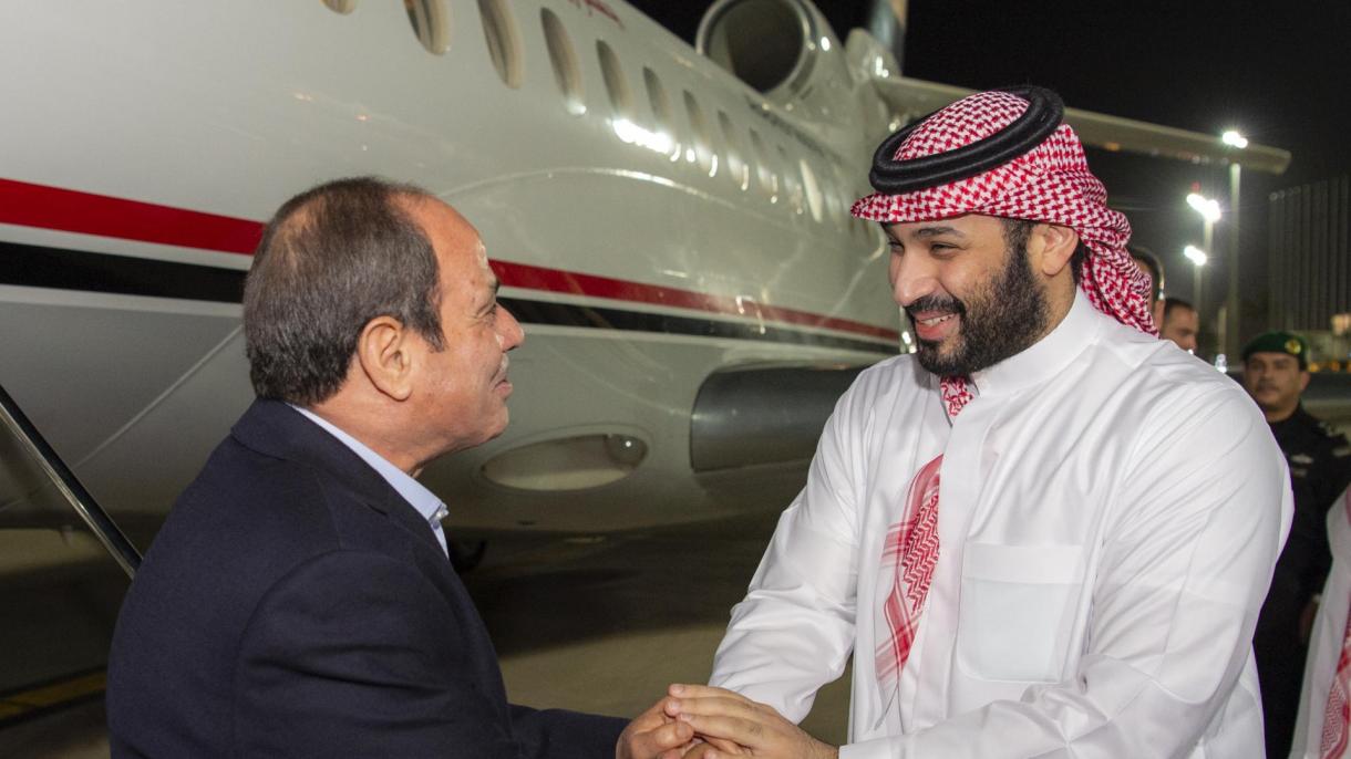 Египетският президент Сиси се срещна със саудетския престолонаследник Салман