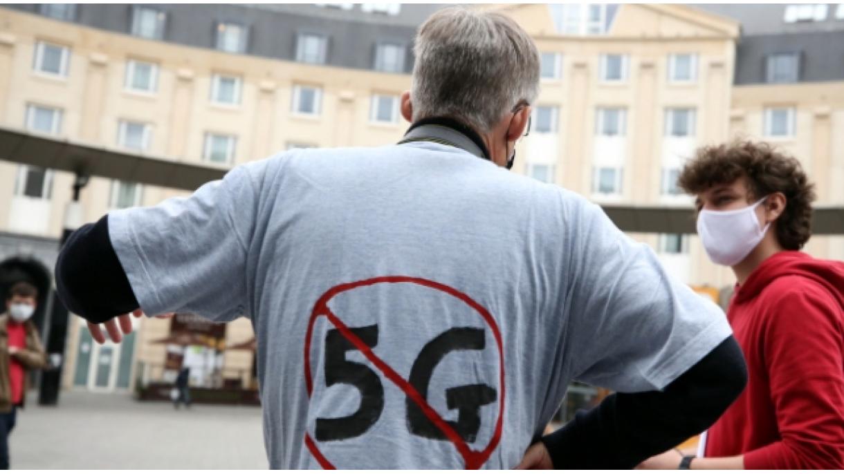 Протест в Брюксел срещу 5G мрежата