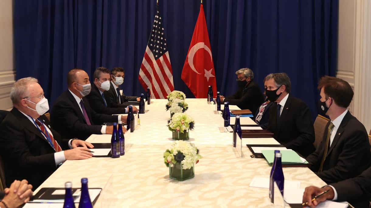 وزیر امور خارجه ترکیه با همتای امریکایی خود ملاقات کرد