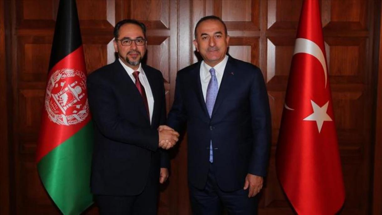 Çavuşoğlu találkozott az afgán kollégájával