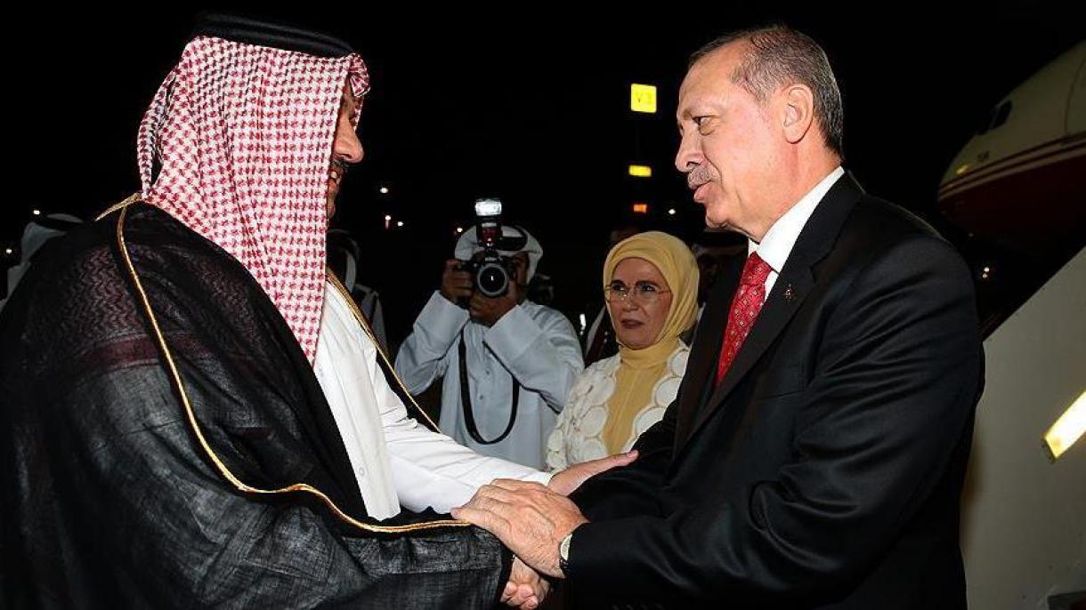 اردوغان وارد قطر شد