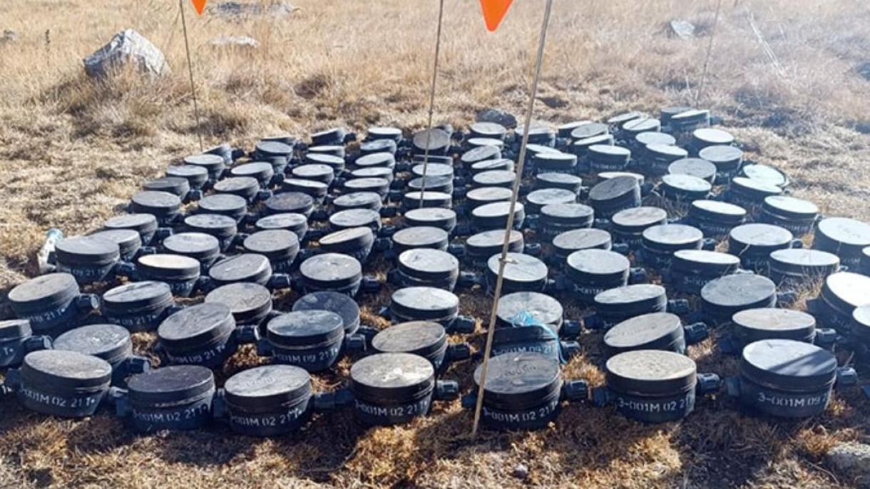 Армяндар көптеген мина төсеп кеткен