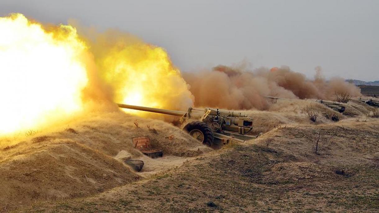 阿塞拜疆攻打亚美尼亚军事目标