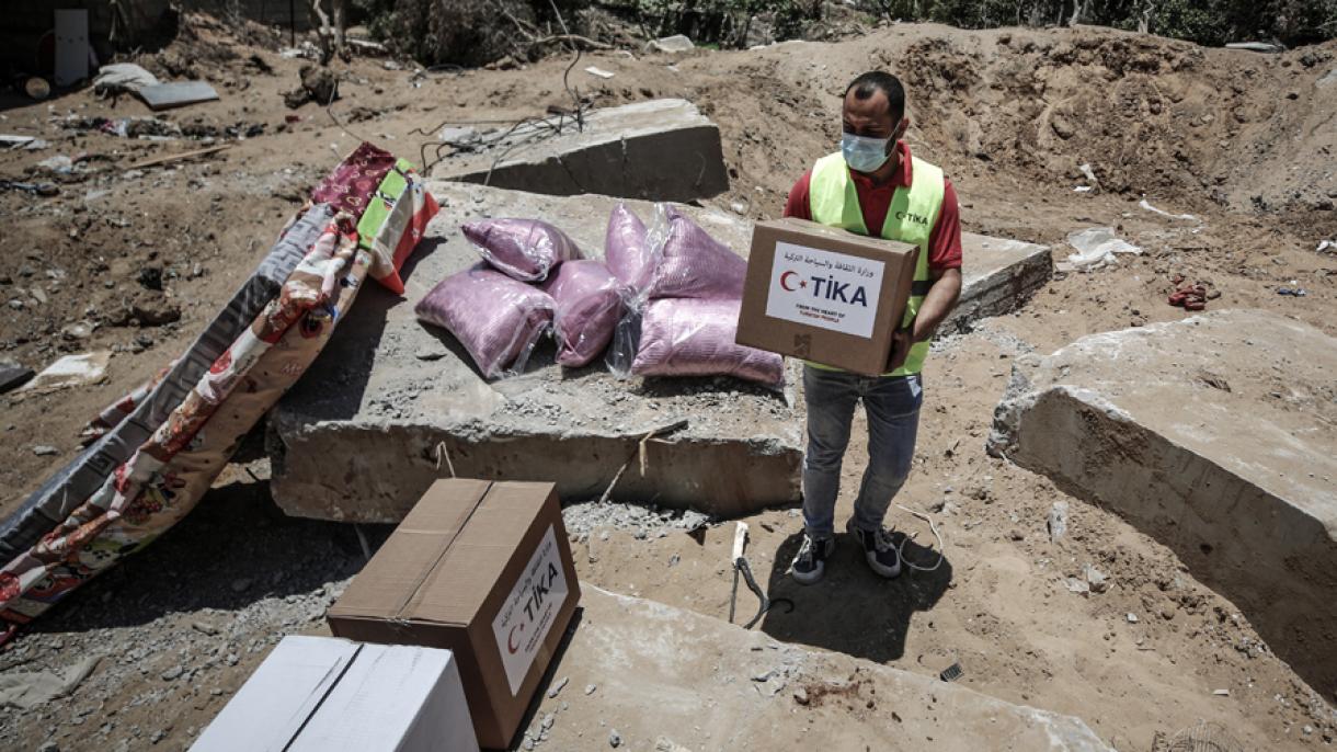 TIKA acordă ajutoare umanitare în Fâșia Gaza