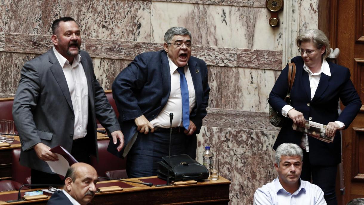 L'eurodeputato greco è stato posto agli arresti domiciliari nella sua casa di Bruxelles