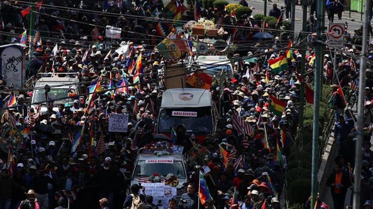 boliwiye namayishchiliri adalet yürüshi qildi