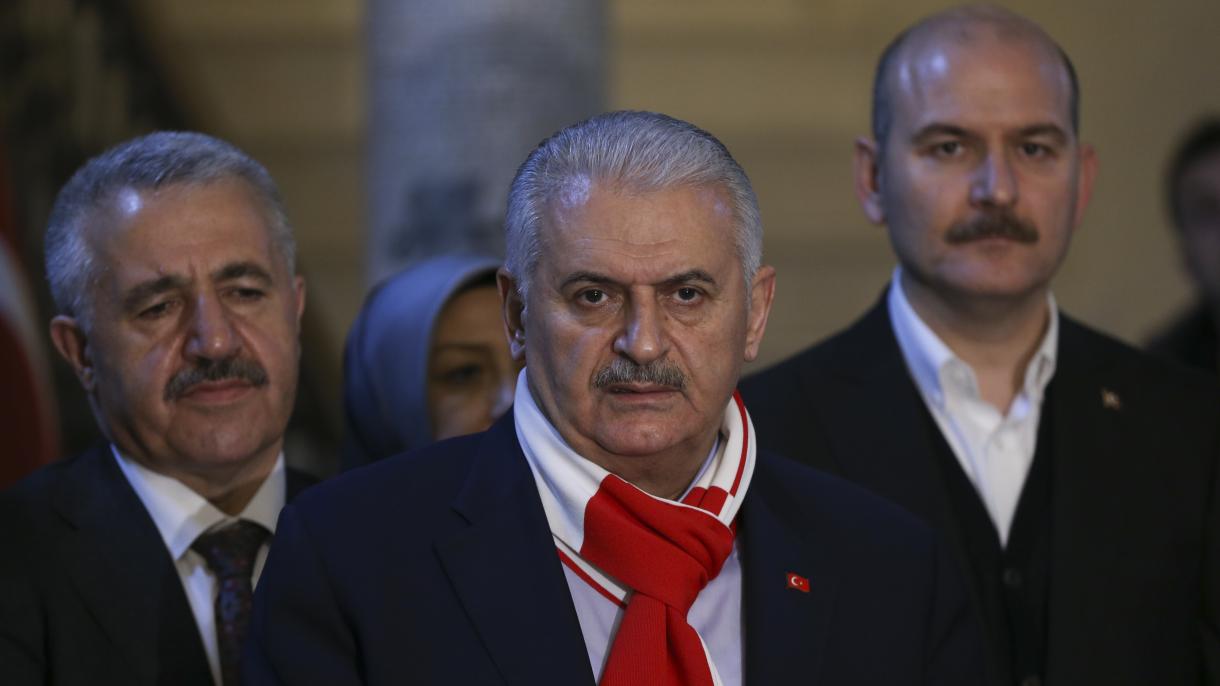 Primer ministro Yıldırım: ''Sigue la Operación Rama de Olivo según los planes''