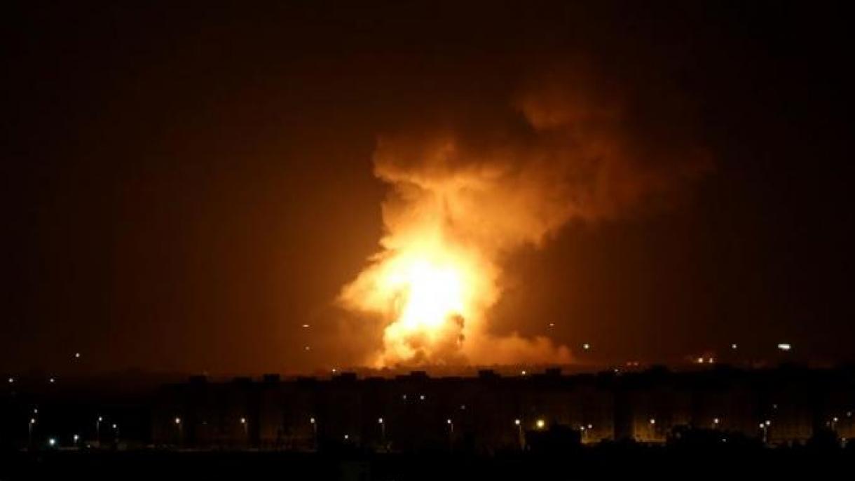 حمله طیارات جنگی اسرائیل به مواضع حماس در غزه