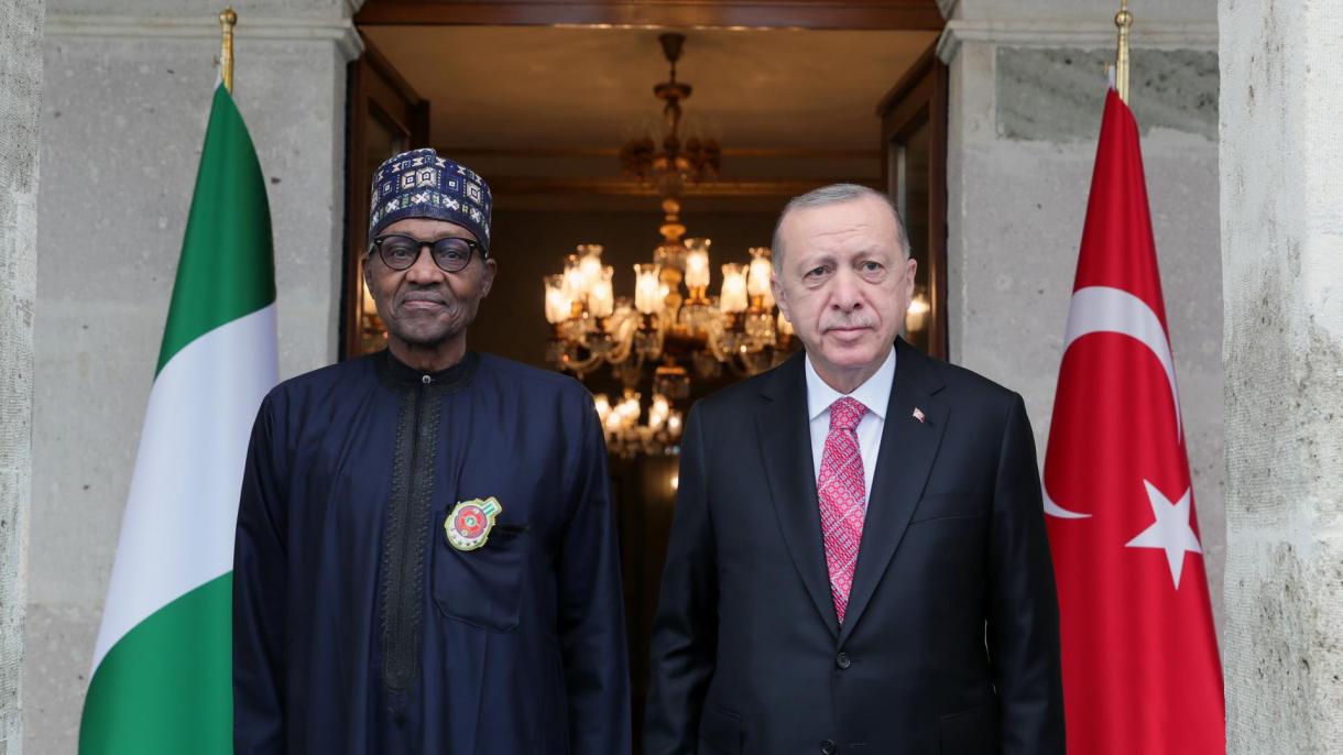 埃尔多安总统与尼日利亚总统布哈里会晤