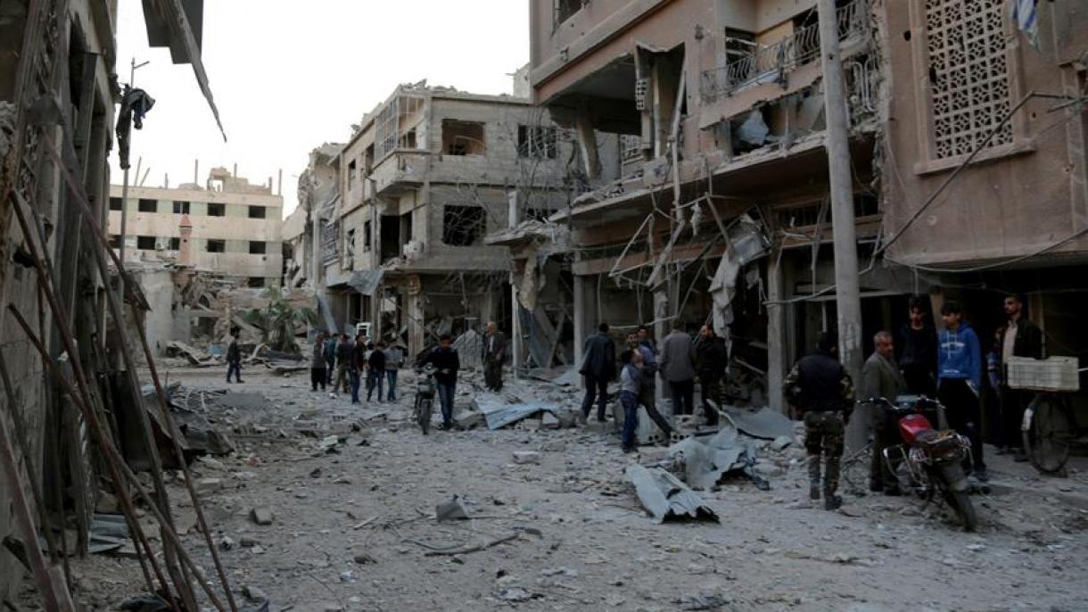 Több száz hordóbombát dobott le az Aszad-rezsim