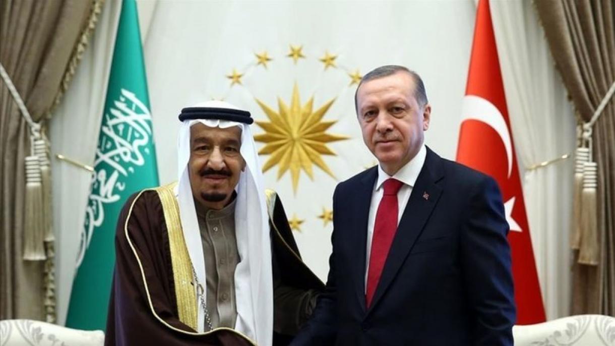 Президент Р. Т. Эрдоган - король Селман сүйлөшүүсү
