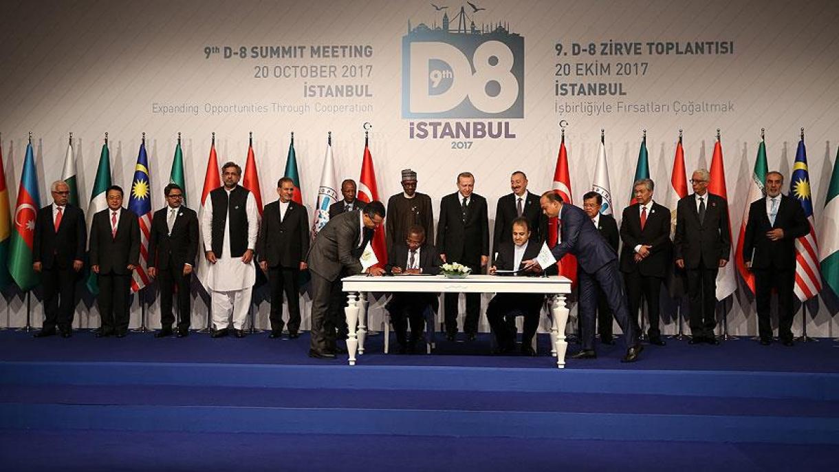 D8峰会在伊斯坦布尔闭幕