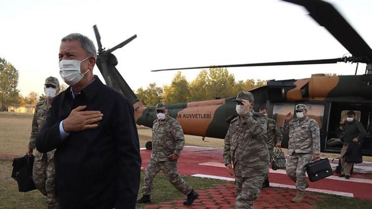 حضور وزیر دفاع ترکیه در سرحدات بلغاریا و یونان