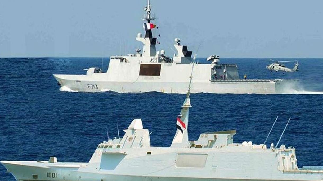 مصر: فرانس کے ساتھ بحری مشقوں کی تصویر جعلی