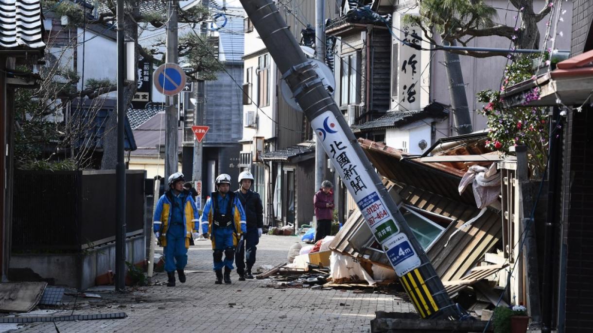 اقزایش شمار قربانیان زمین‌لرزه‌های جاپان به 202 نفر
