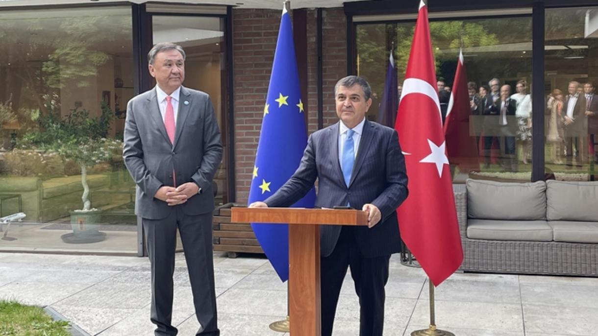 ترک ریاستوں کی تنظیم کے سیکرٹری جنرل کا دورہ یورپی یونین
