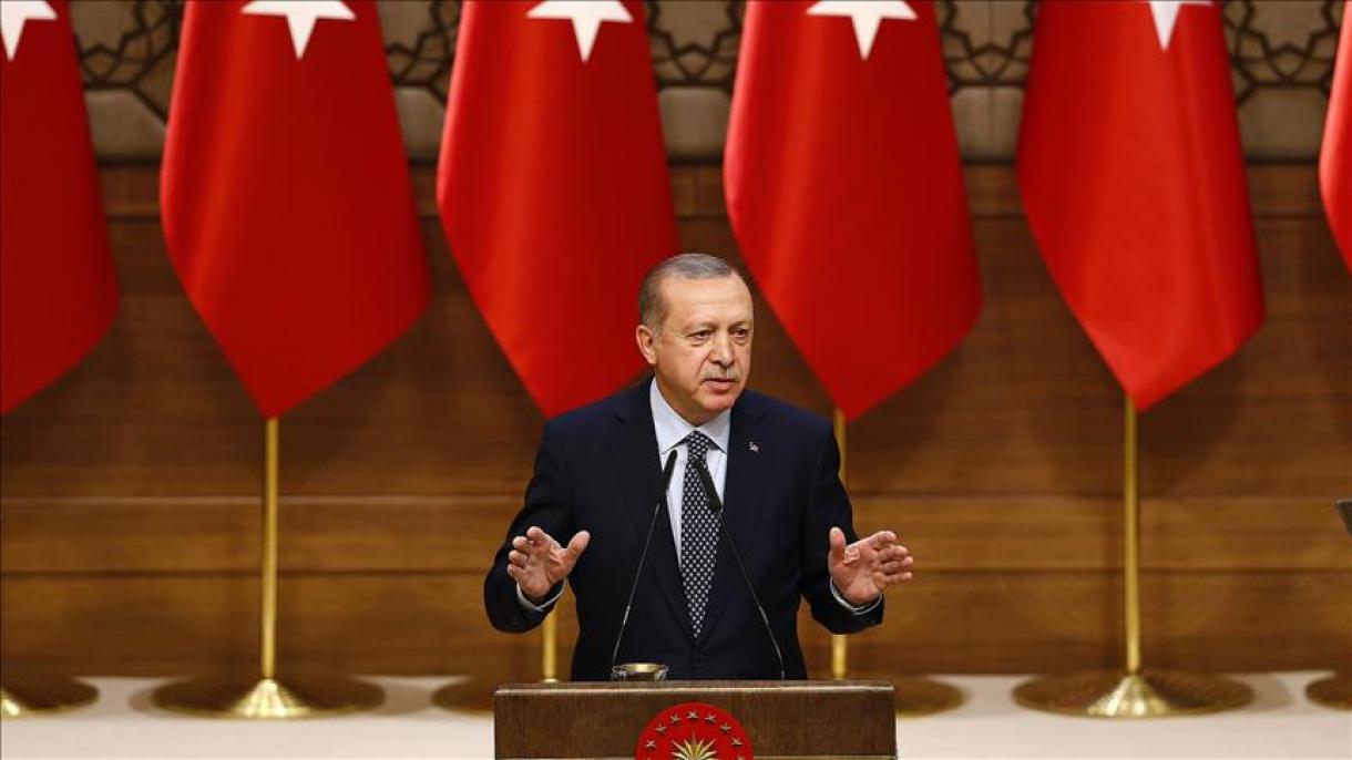 Президент Эрдогандын 2018-жылга карата билдирүүсү