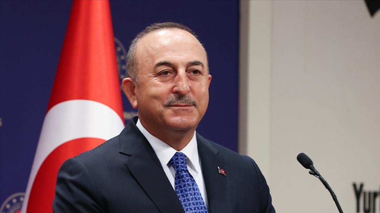 Türk Daşary işler ministri güntertibiniň ileri tutulýan ugurlary barada beýannama berdi