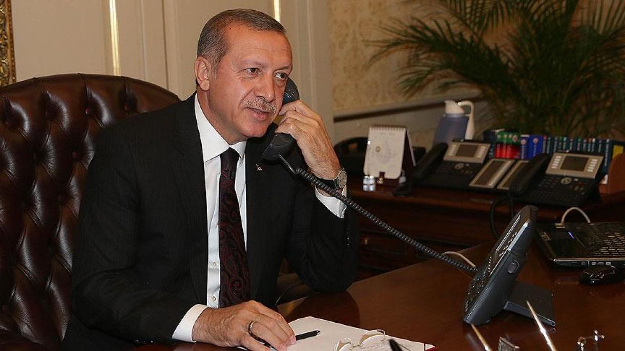 Prezident Erdogan daşary ýurtly kärdeşleri bilen telefon arkaly söhbetdeş boldy