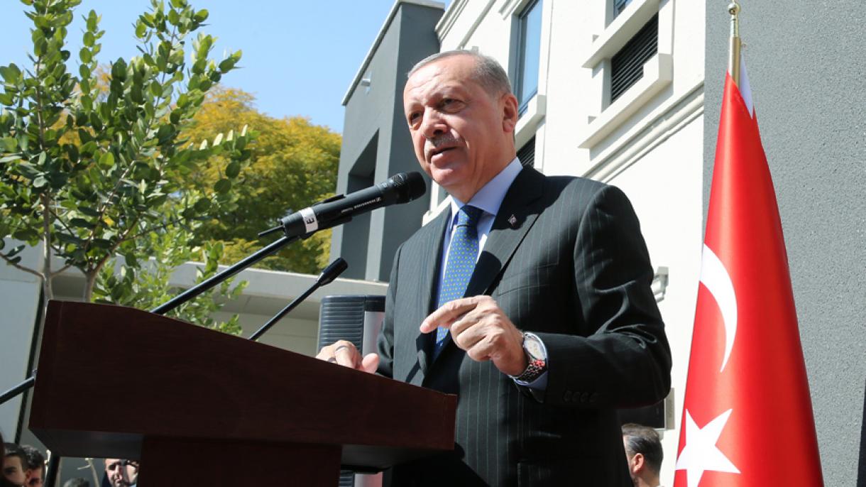 Ердоган откри новата канцелария на турското посолство в Претория...