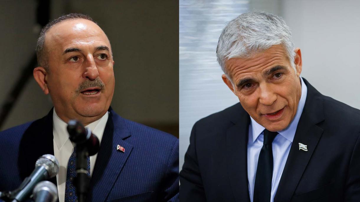 El ministro de Exteriores Çavuşoğlu ha conversado por teléfono con su par israelí Lapid