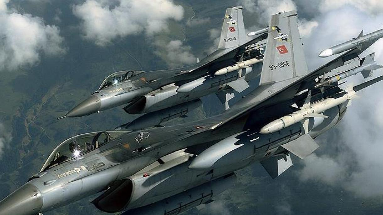 حملات هوایی جنگنده های ترکیه به مواضع تروریستی در شمال عراق