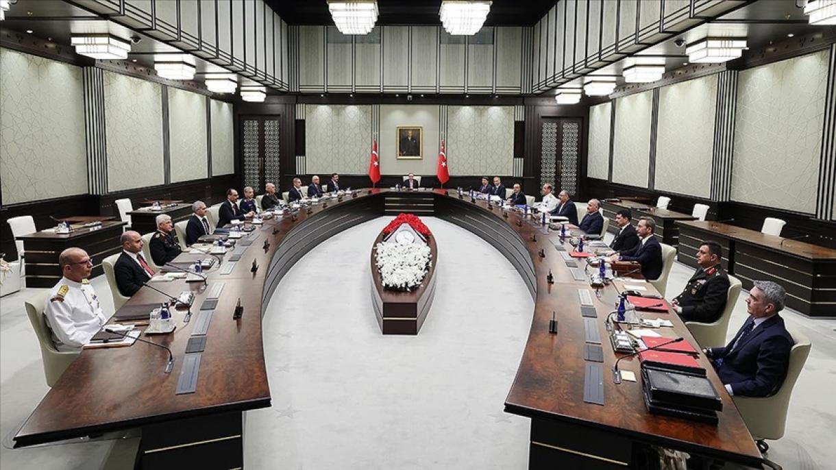 تاکید بر تداوم اقدامات لازم برای برقراری امنیت و رفاه در نشست شورای امنیت ملی ترکیه