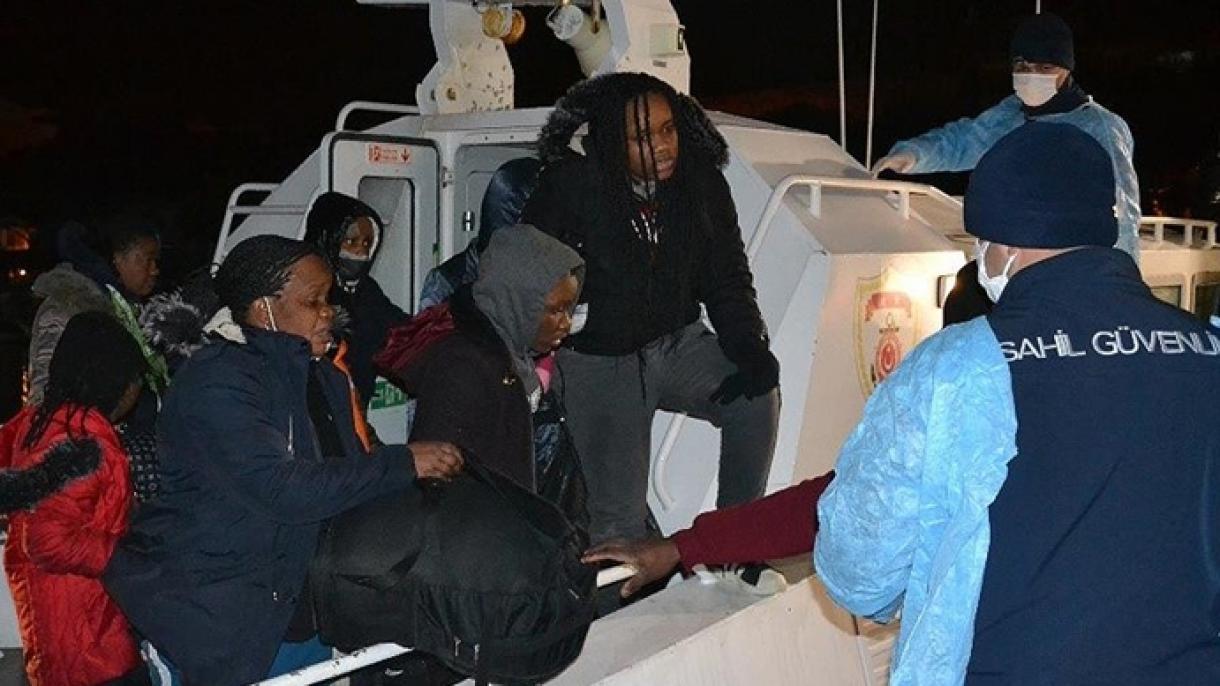 36名寻求庇护者在伊兹密尔海域获救