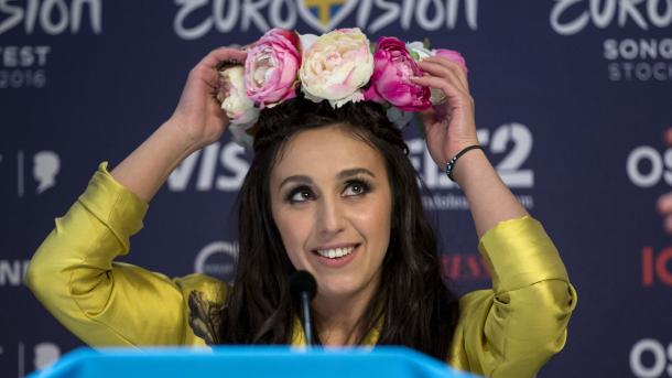Vitória da Ucrânia no Eurovision pronuncia o nome de todos Crimeia
