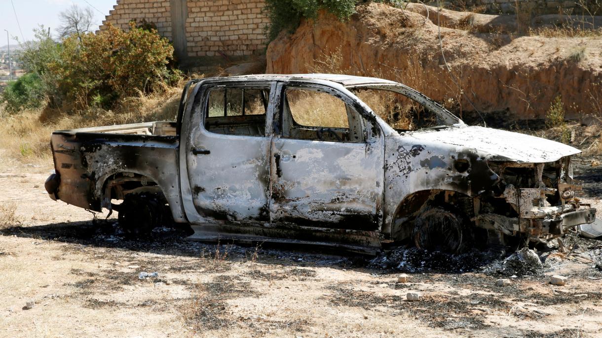 在利比亚发生炸弹车袭击一些市民受伤