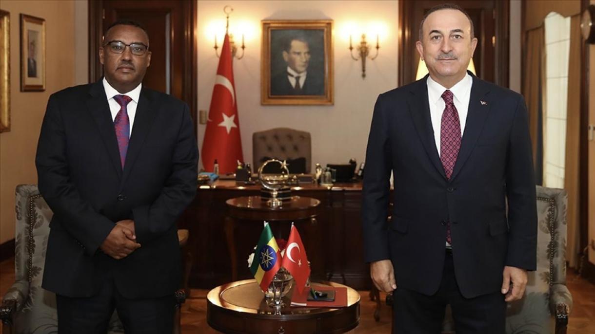 ایتھوپیا کی تازہ صورتحال پر ترک وزیر کی ایتھوپین ہم منصب سے بات چیت