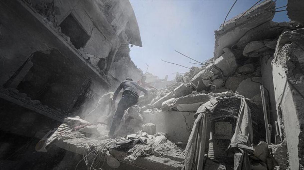 حملات سنگین جنگنده های اسد و روسیه در مناطق کاهش تنش در ادلب