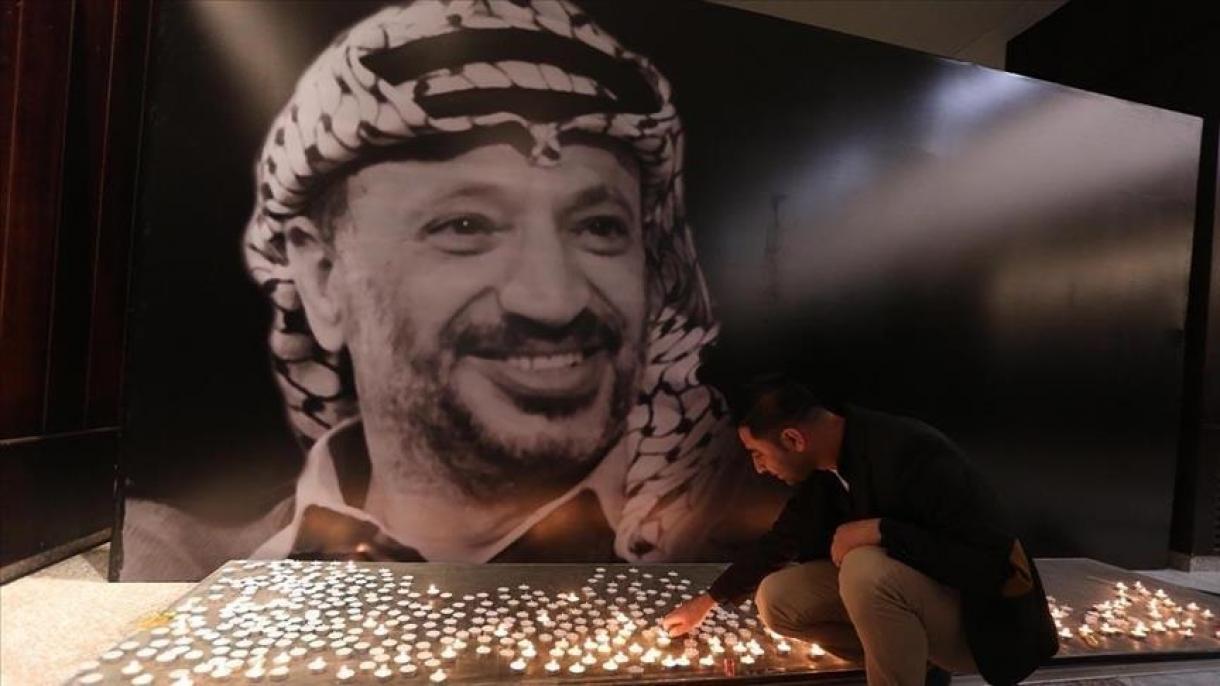 Homenagem a Arafat na Palestina