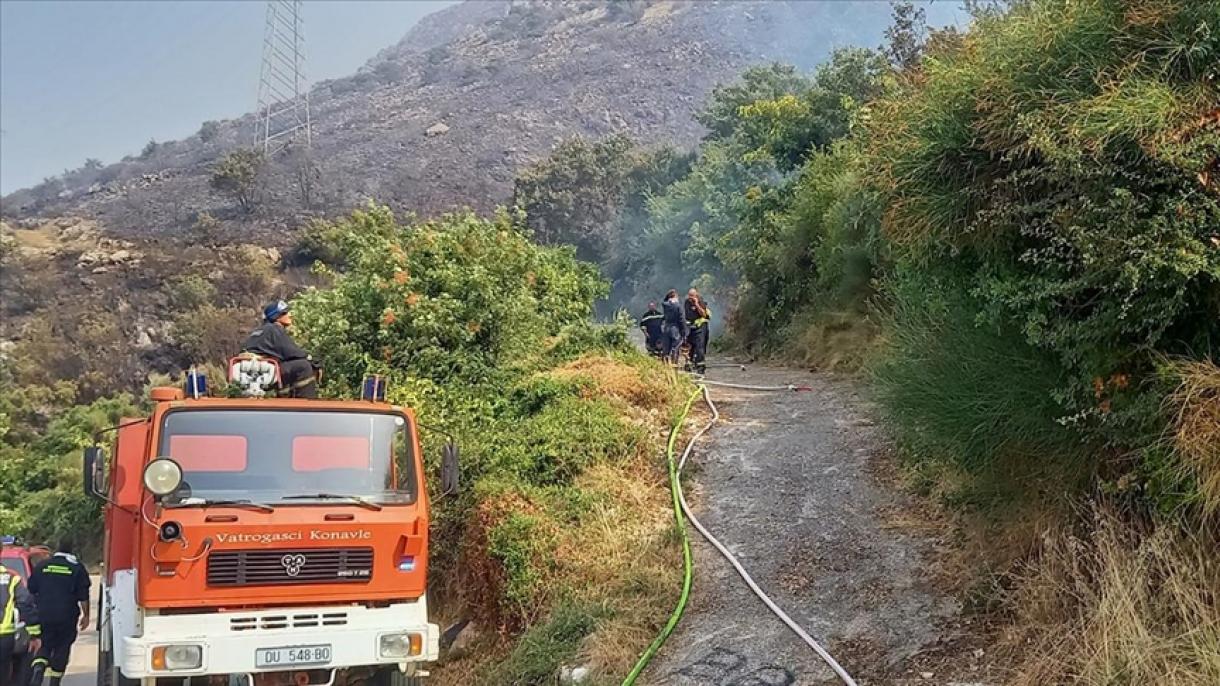 تداوم فعالیت‌های اطفای آتش‌سوزی‌های جنگلی در کرواسی