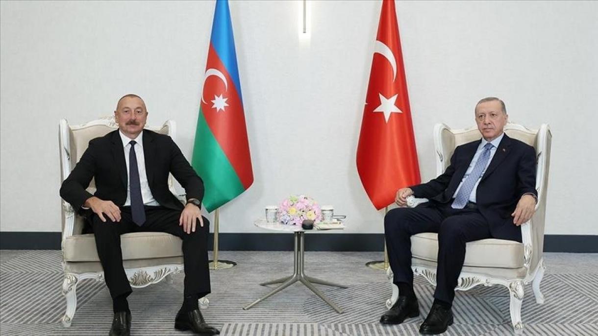 دیدارهای دوجانبه ای اردوغان درحاشیه اجلاس باروسای جمهورآذربایجان، چین و مغولستان
