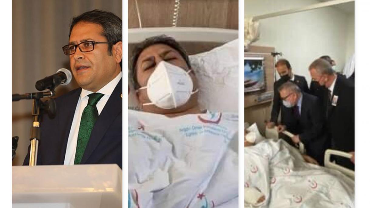ترکی-  پاکستان انٹر پارلیمنٹری  فرینڈشپ گروپ   کے چئیرمین علی شاہین کی کار کو حادثہ،حالت تسلی بخش