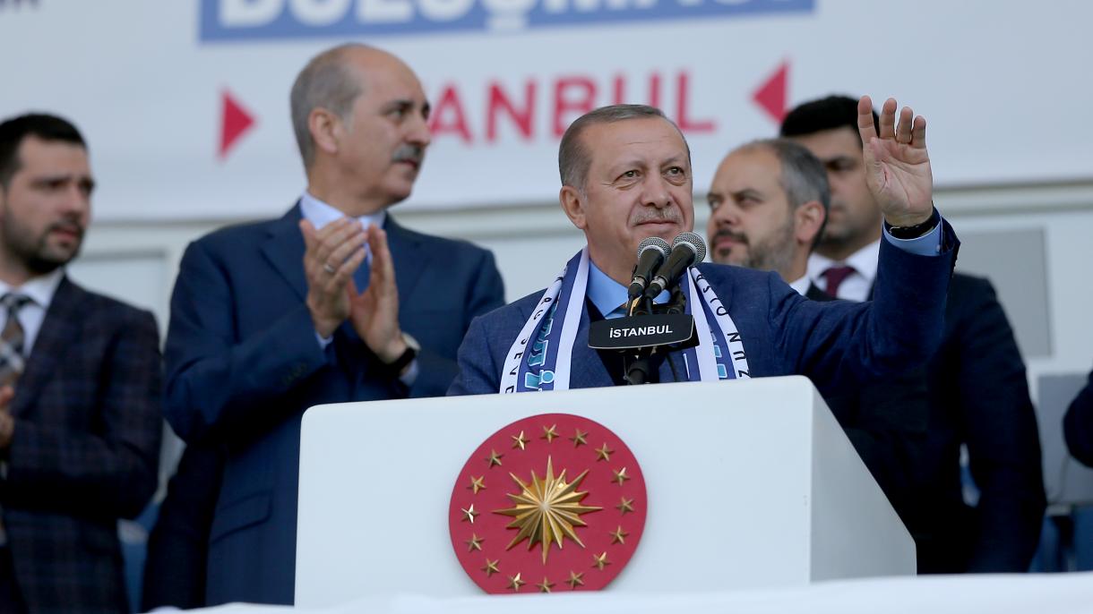 سخنرانی اردوغان در مراسم فارغ التحصیلی مدارس دینی امام خطیب