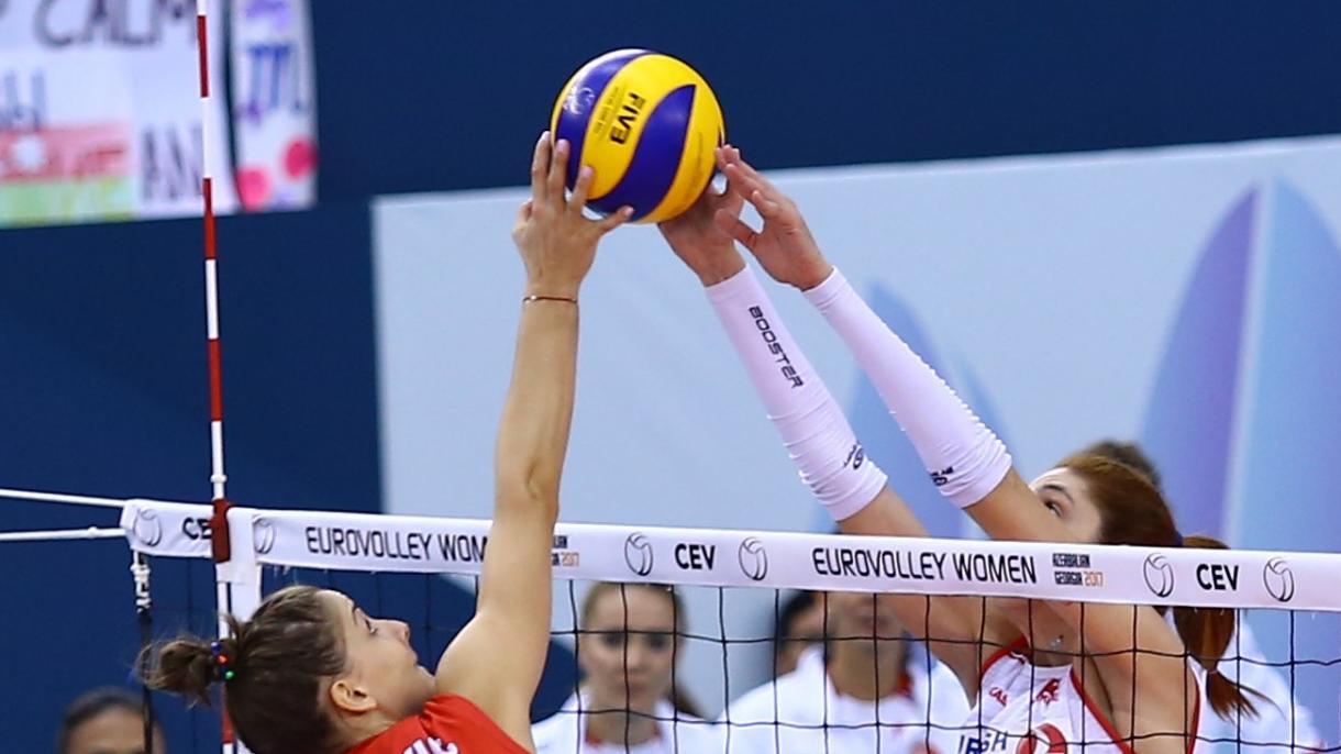 تیم ملی والیبال زنان ترکیه مقام سوم اروپا را بدست آورد