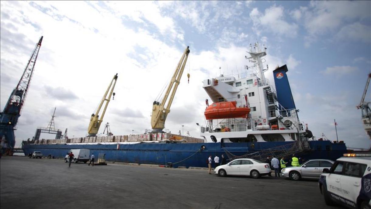 کشتی «شفقت» ترکیه به بندر اشدود رسید